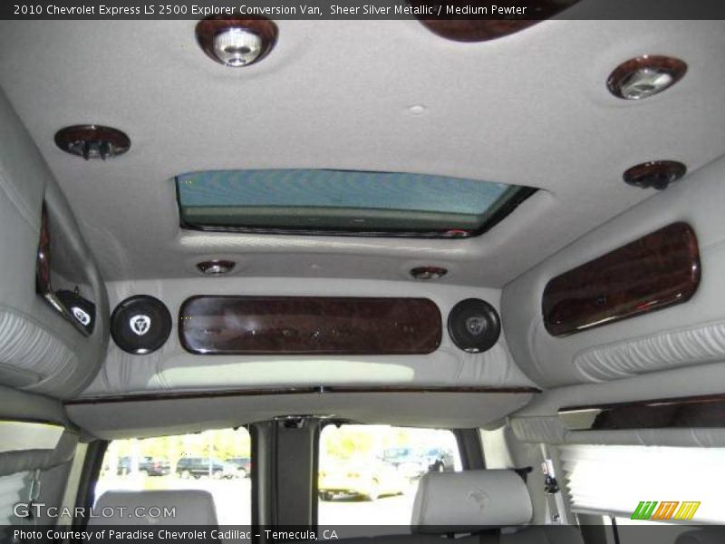 Sheer Silver Metallic / Medium Pewter 2010 Chevrolet Express LS 2500 Explorer Conversion Van