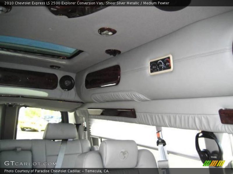 Sheer Silver Metallic / Medium Pewter 2010 Chevrolet Express LS 2500 Explorer Conversion Van