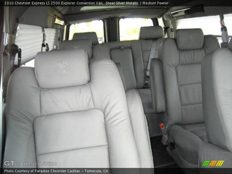 Sheer Silver Metallic / Medium Pewter 2010 Chevrolet Express LS 2500 Explorer Conversion Van