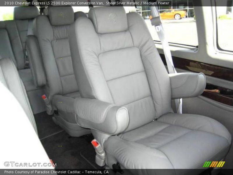 Sheer Silver Metallic / Medium Pewter 2010 Chevrolet Express LS 2500 Explorer Conversion Van