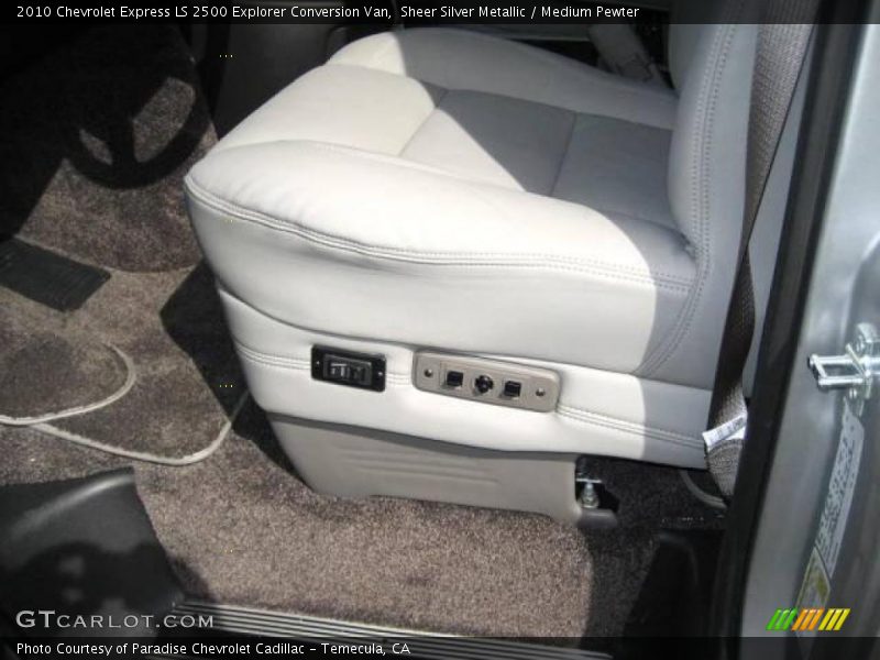 Sheer Silver Metallic / Medium Pewter 2010 Chevrolet Express LS 2500 Explorer Conversion Van