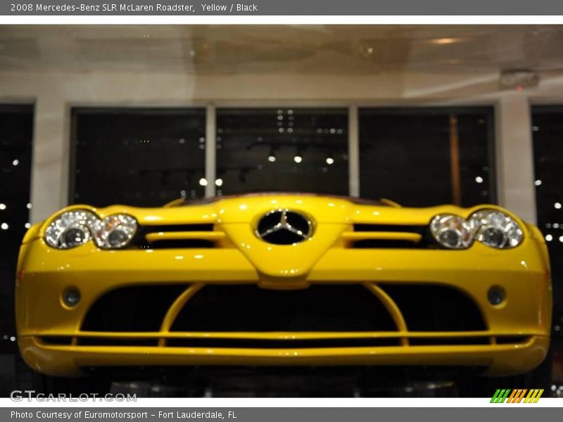 Yellow / Black 2008 Mercedes-Benz SLR McLaren Roadster