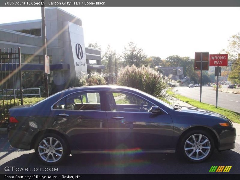 Carbon Gray Pearl / Ebony Black 2006 Acura TSX Sedan
