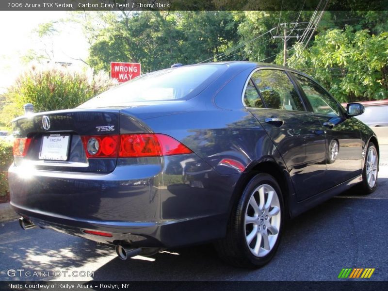 Carbon Gray Pearl / Ebony Black 2006 Acura TSX Sedan