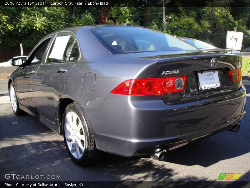 Carbon Gray Pearl / Ebony Black 2006 Acura TSX Sedan