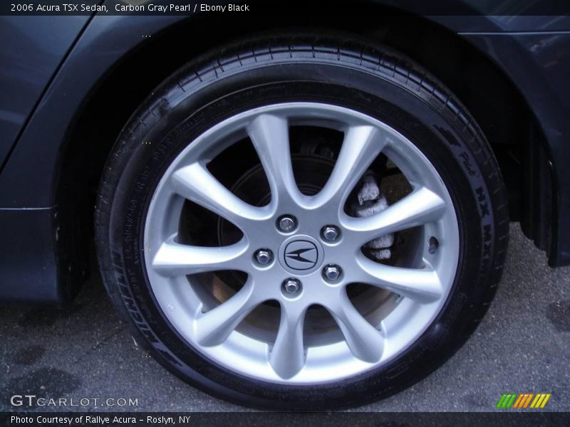 Carbon Gray Pearl / Ebony Black 2006 Acura TSX Sedan