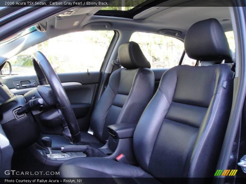 Carbon Gray Pearl / Ebony Black 2006 Acura TSX Sedan