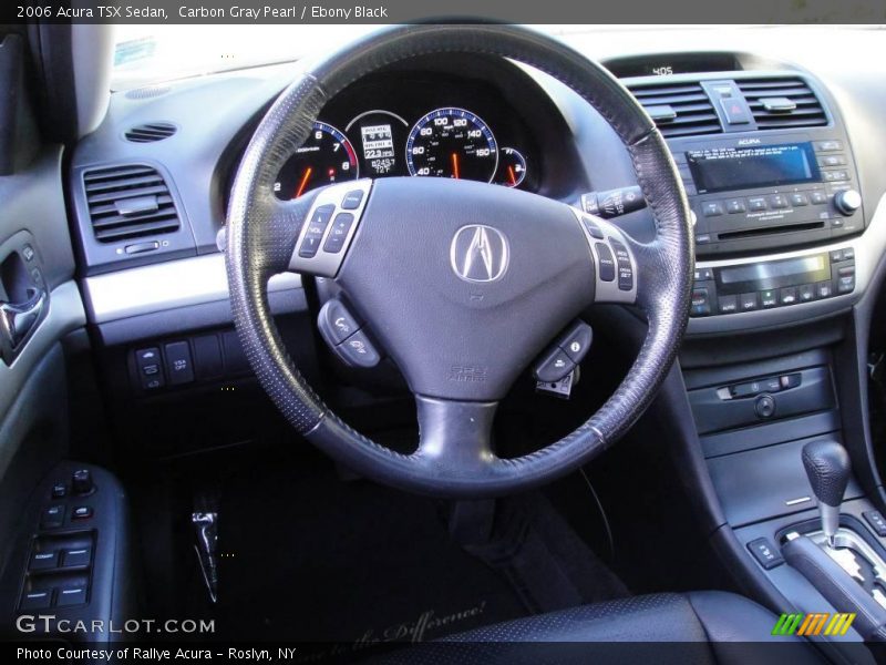 Carbon Gray Pearl / Ebony Black 2006 Acura TSX Sedan