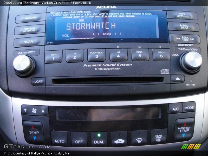 Carbon Gray Pearl / Ebony Black 2006 Acura TSX Sedan