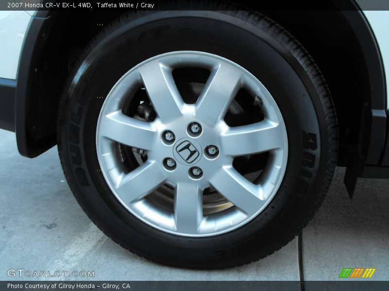 Taffeta White / Gray 2007 Honda CR-V EX-L 4WD