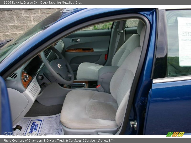 Deep Sapphire Metallic / Gray 2006 Buick LaCrosse CX