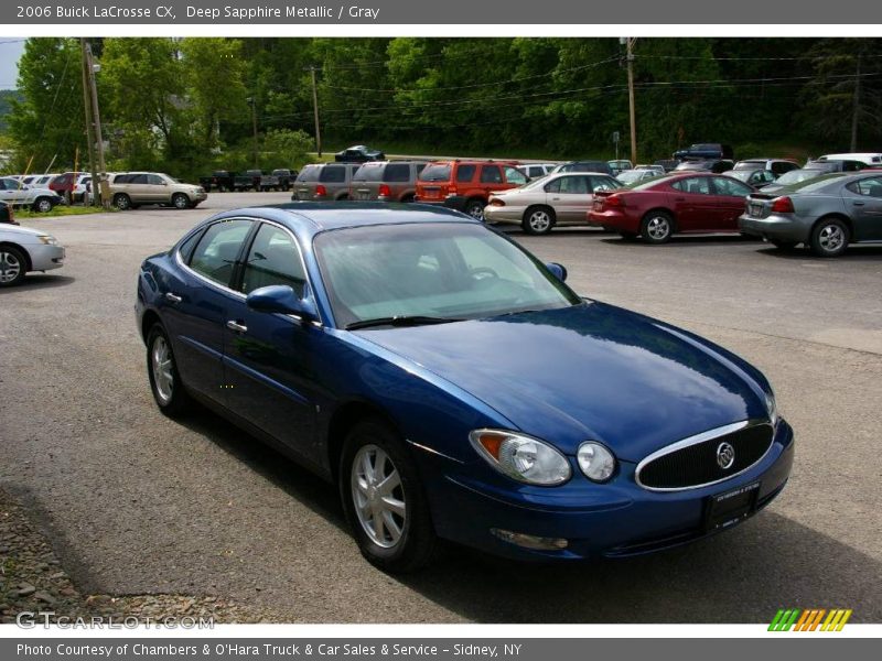 Deep Sapphire Metallic / Gray 2006 Buick LaCrosse CX
