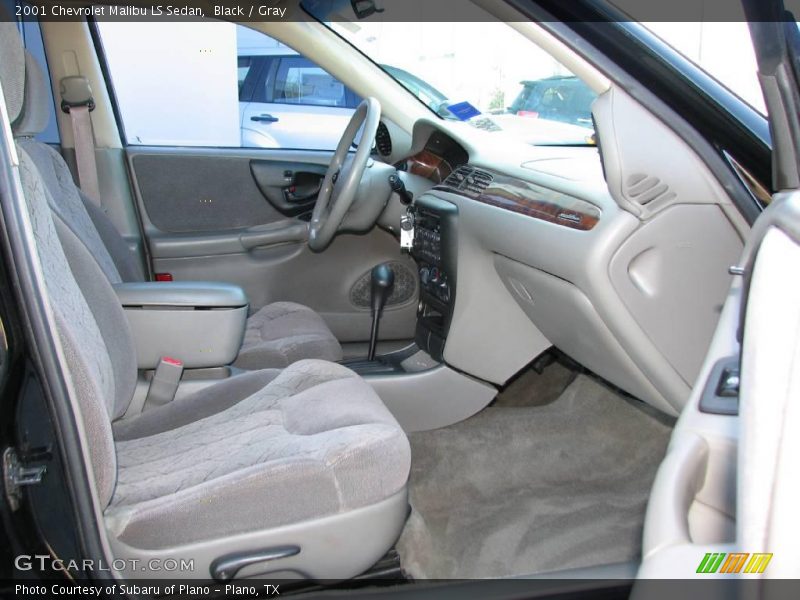 Black / Gray 2001 Chevrolet Malibu LS Sedan