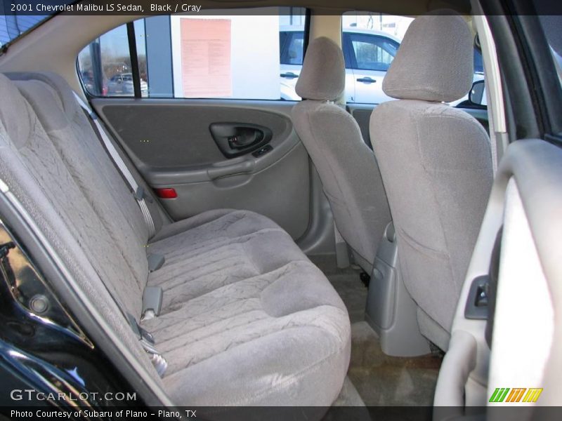 Black / Gray 2001 Chevrolet Malibu LS Sedan