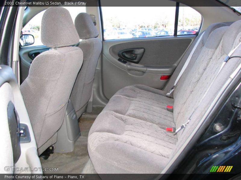 Black / Gray 2001 Chevrolet Malibu LS Sedan