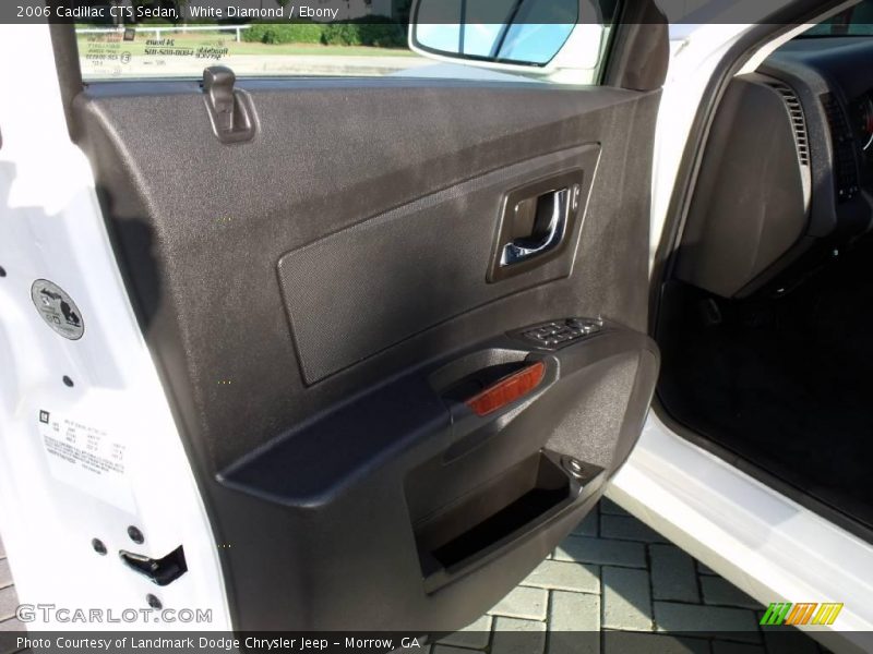 White Diamond / Ebony 2006 Cadillac CTS Sedan