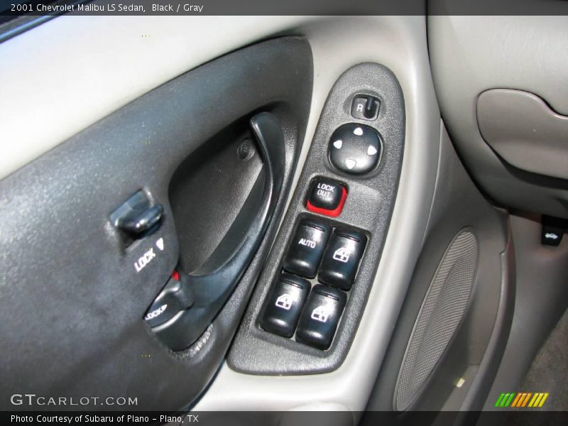 Black / Gray 2001 Chevrolet Malibu LS Sedan