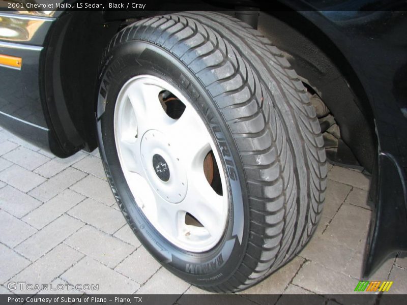 Black / Gray 2001 Chevrolet Malibu LS Sedan