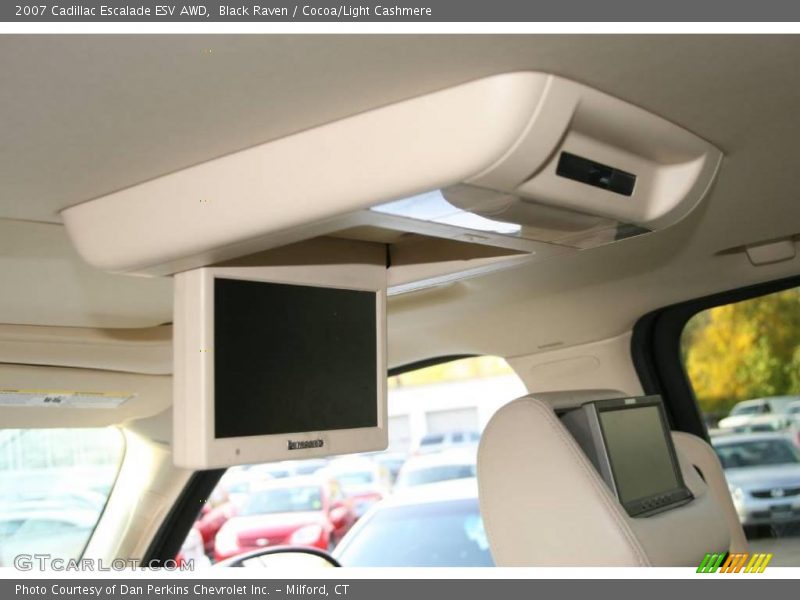 Black Raven / Cocoa/Light Cashmere 2007 Cadillac Escalade ESV AWD
