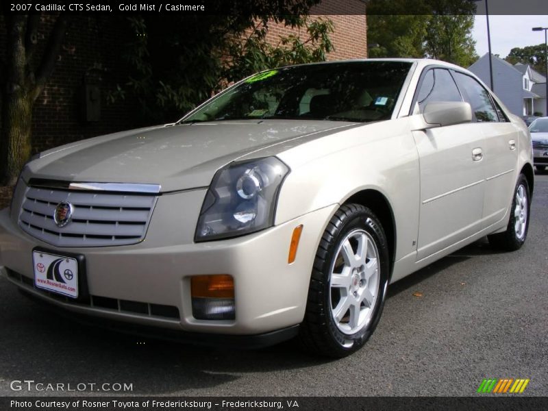 Gold Mist / Cashmere 2007 Cadillac CTS Sedan
