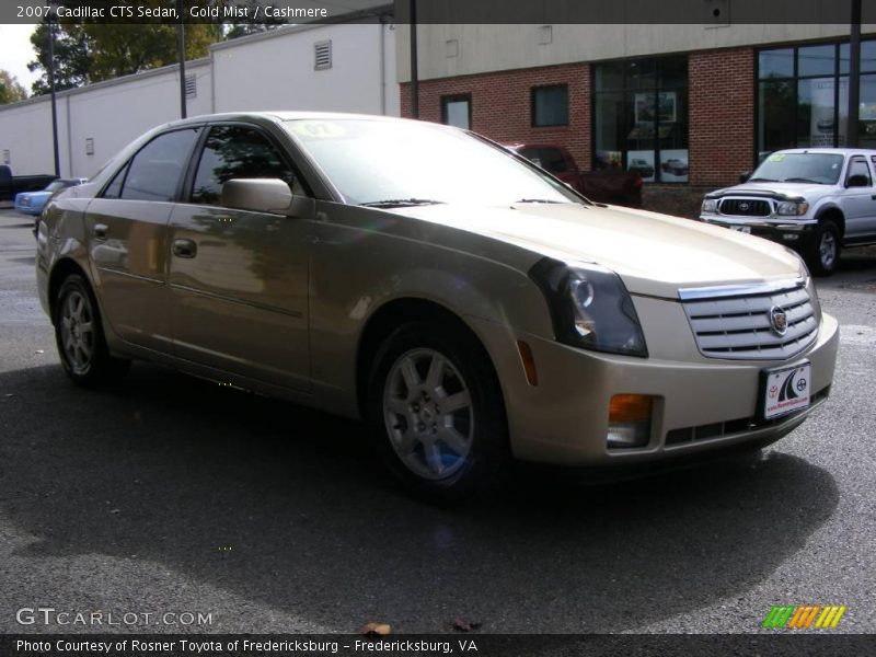 Gold Mist / Cashmere 2007 Cadillac CTS Sedan