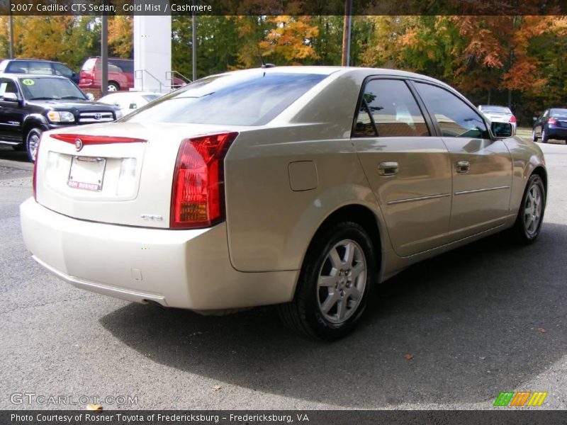 Gold Mist / Cashmere 2007 Cadillac CTS Sedan