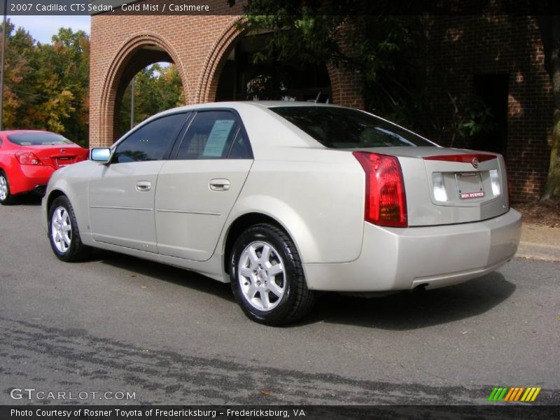 Gold Mist / Cashmere 2007 Cadillac CTS Sedan