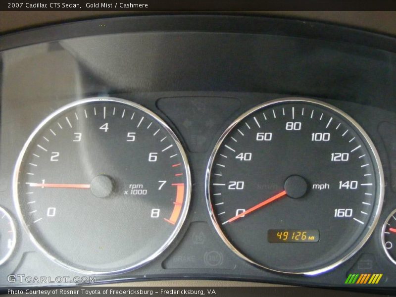 Gold Mist / Cashmere 2007 Cadillac CTS Sedan