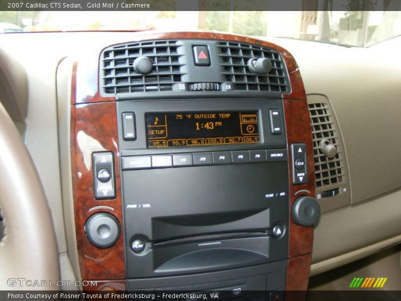 Gold Mist / Cashmere 2007 Cadillac CTS Sedan
