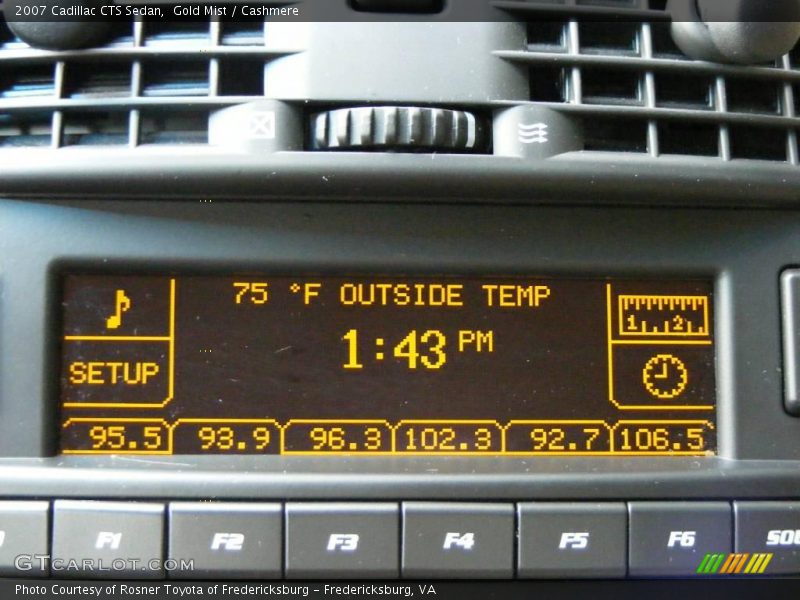 Gold Mist / Cashmere 2007 Cadillac CTS Sedan
