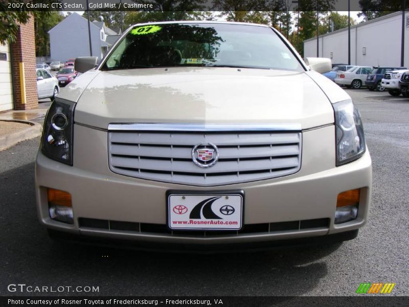 Gold Mist / Cashmere 2007 Cadillac CTS Sedan
