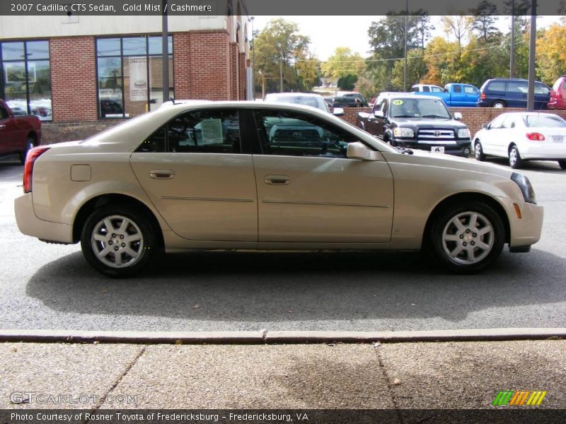 Gold Mist / Cashmere 2007 Cadillac CTS Sedan