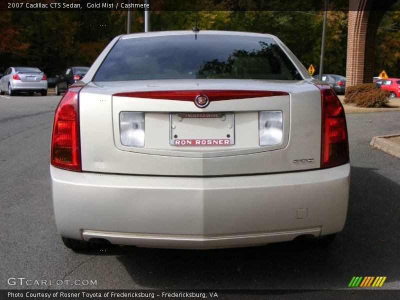 Gold Mist / Cashmere 2007 Cadillac CTS Sedan