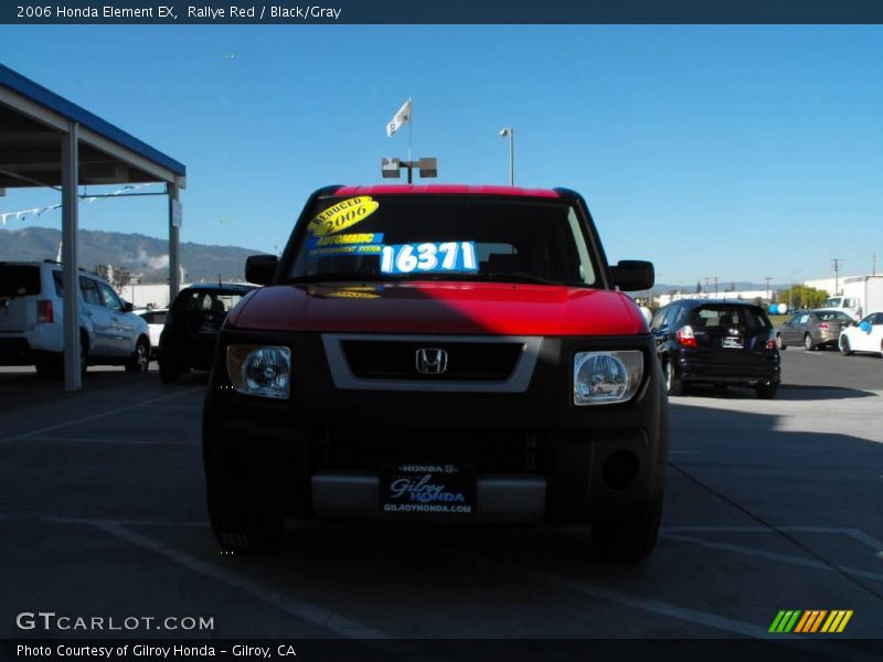 Rallye Red / Black/Gray 2006 Honda Element EX