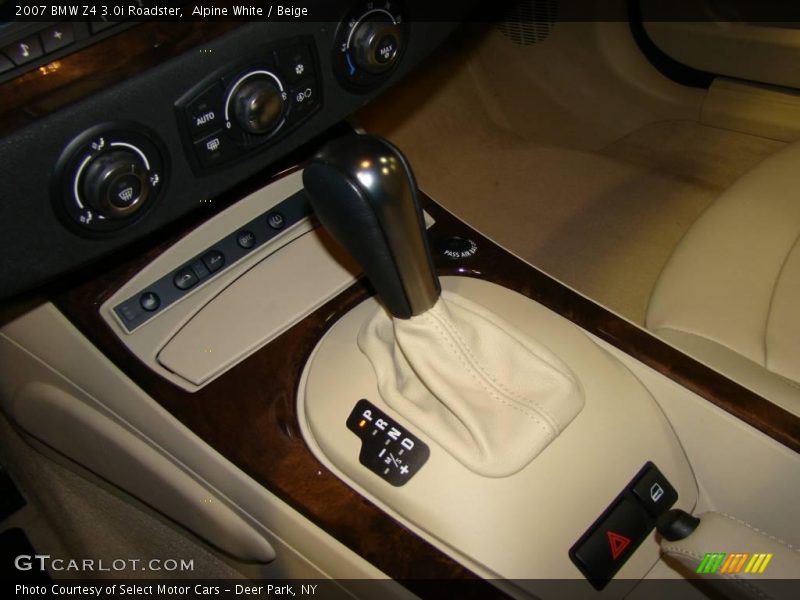 Alpine White / Beige 2007 BMW Z4 3.0i Roadster