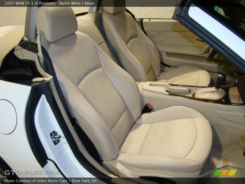 Alpine White / Beige 2007 BMW Z4 3.0i Roadster