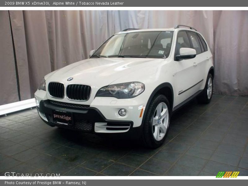 Alpine White / Tobacco Nevada Leather 2009 BMW X5 xDrive30i