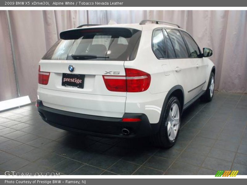 Alpine White / Tobacco Nevada Leather 2009 BMW X5 xDrive30i