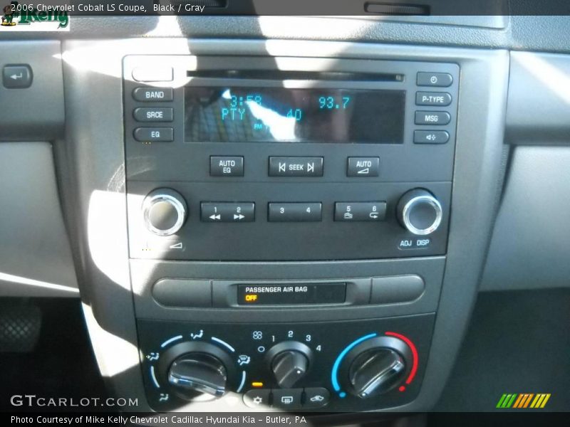 Black / Gray 2006 Chevrolet Cobalt LS Coupe