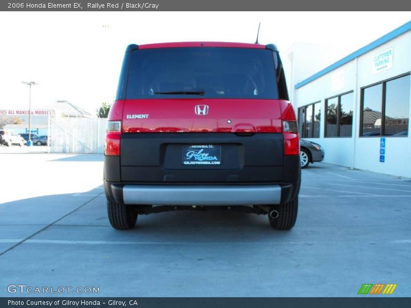 Rallye Red / Black/Gray 2006 Honda Element EX