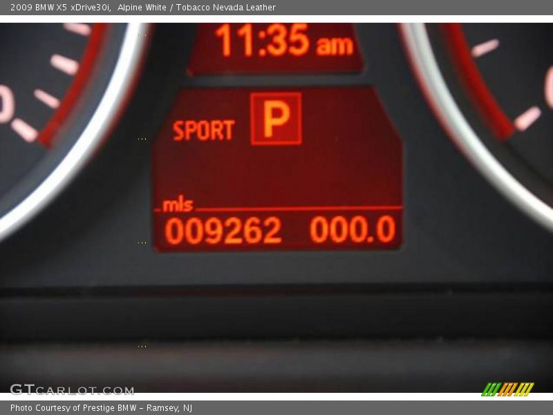 Alpine White / Tobacco Nevada Leather 2009 BMW X5 xDrive30i