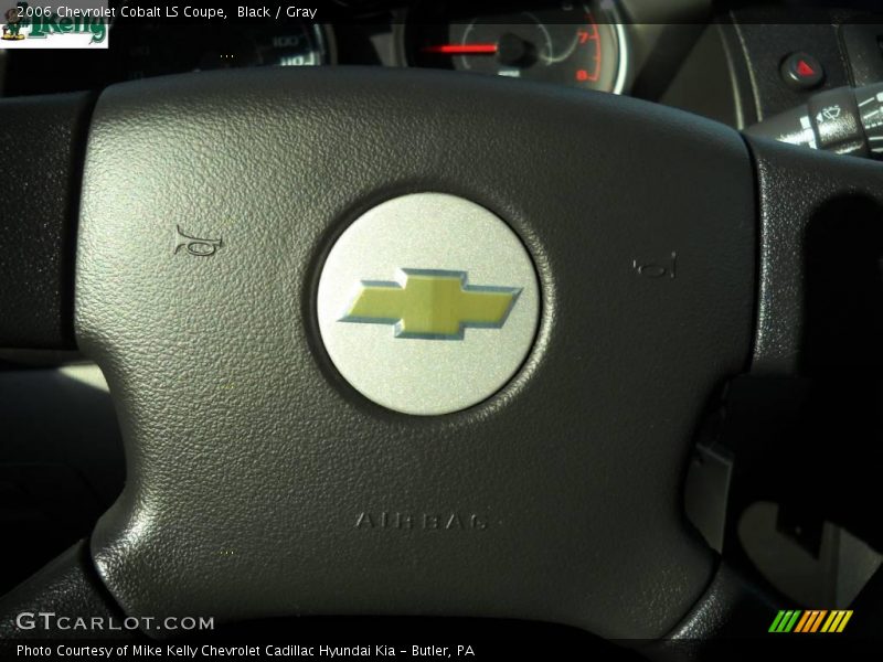 Black / Gray 2006 Chevrolet Cobalt LS Coupe