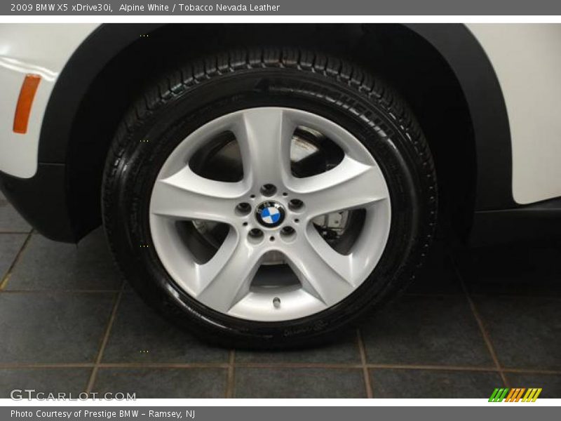 Alpine White / Tobacco Nevada Leather 2009 BMW X5 xDrive30i