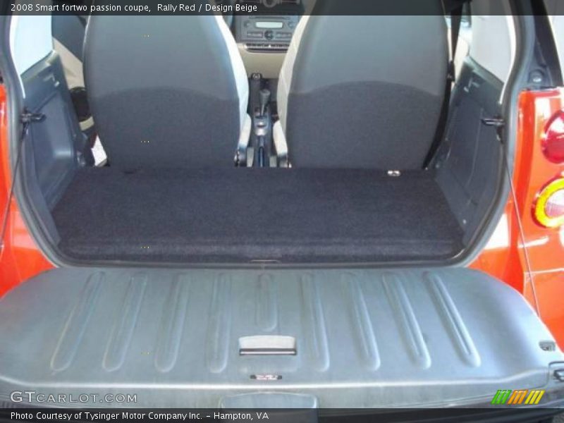 Rally Red / Design Beige 2008 Smart fortwo passion coupe