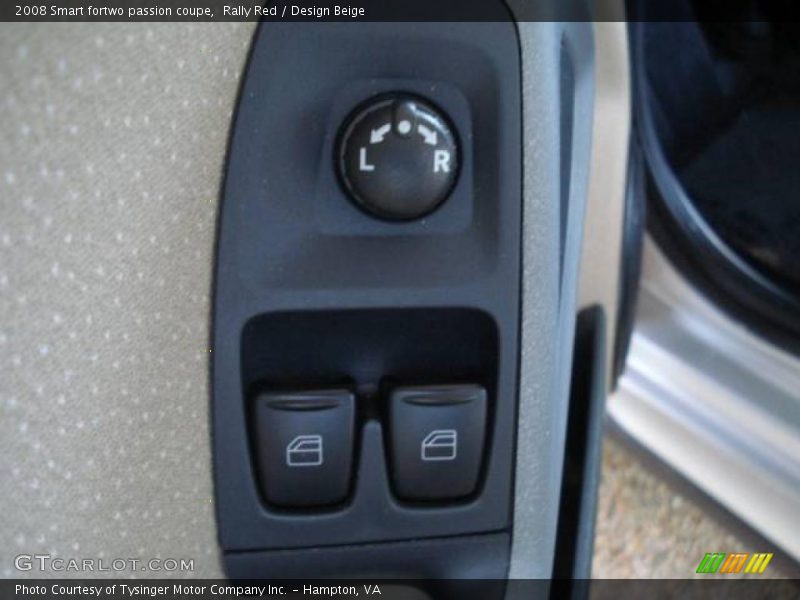 Rally Red / Design Beige 2008 Smart fortwo passion coupe