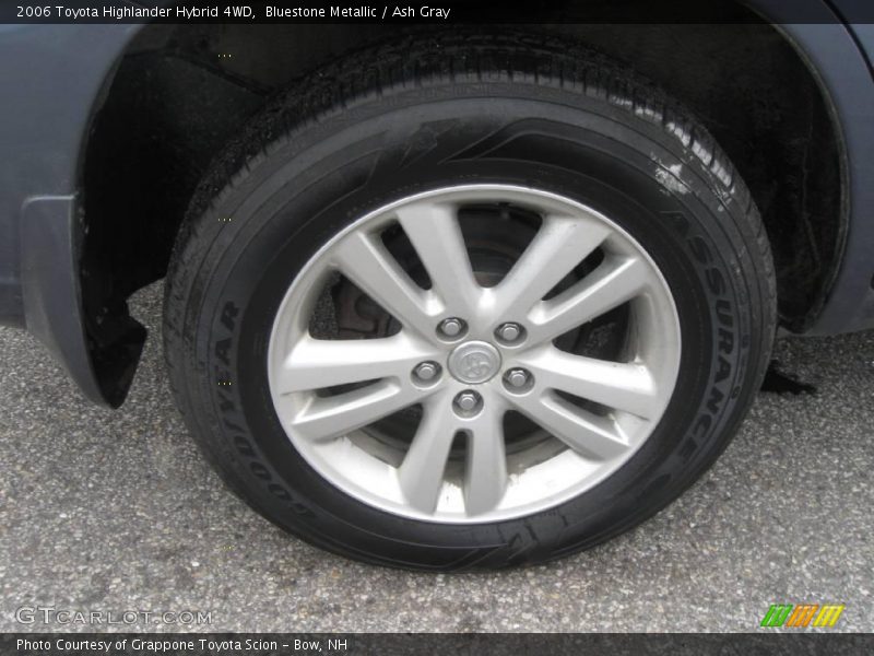 Bluestone Metallic / Ash Gray 2006 Toyota Highlander Hybrid 4WD