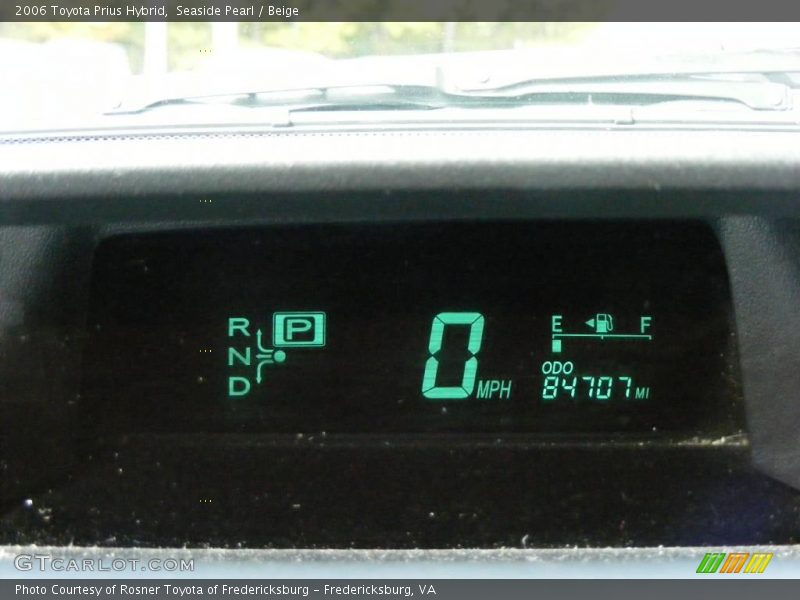 Seaside Pearl / Beige 2006 Toyota Prius Hybrid