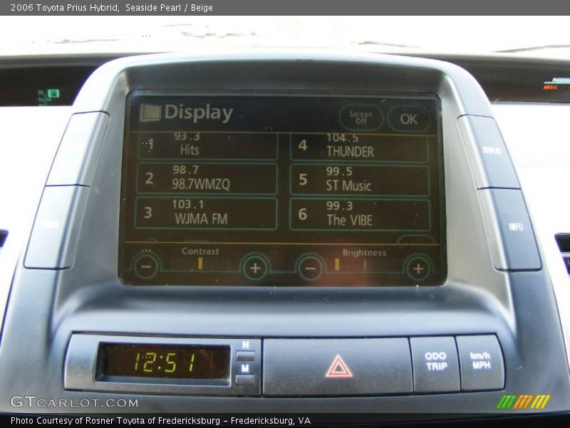 Seaside Pearl / Beige 2006 Toyota Prius Hybrid