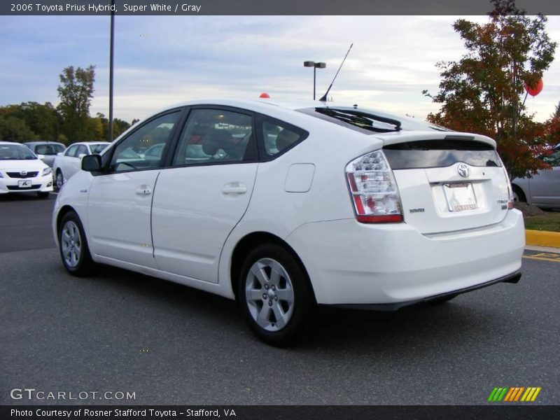 Super White / Gray 2006 Toyota Prius Hybrid