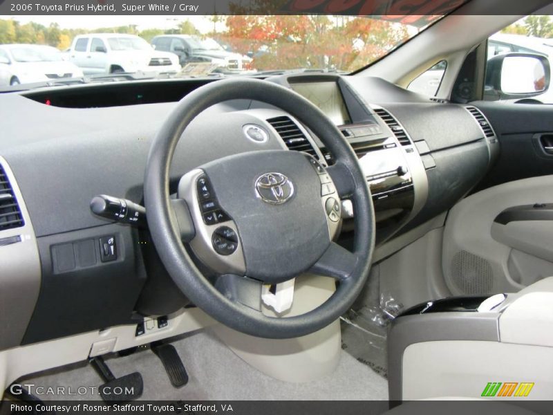 Super White / Gray 2006 Toyota Prius Hybrid